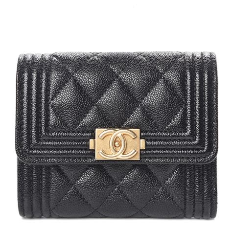 chanel flap compact wallet|Chanel small zipper wallet.